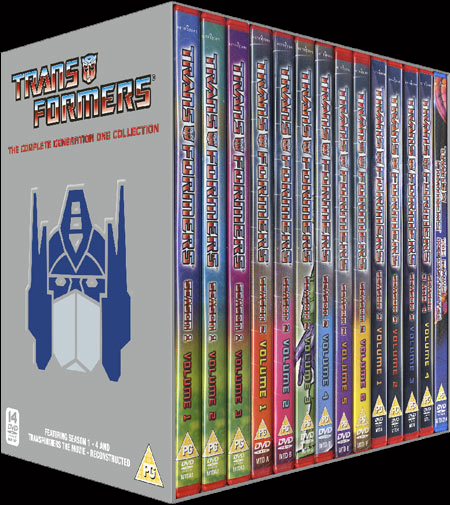Transformers Generation 1 Complete DVD Box Set